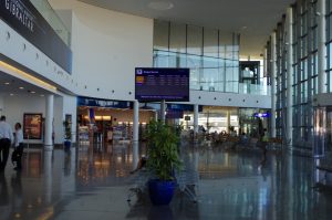 At Gibraltar airport facilities and services